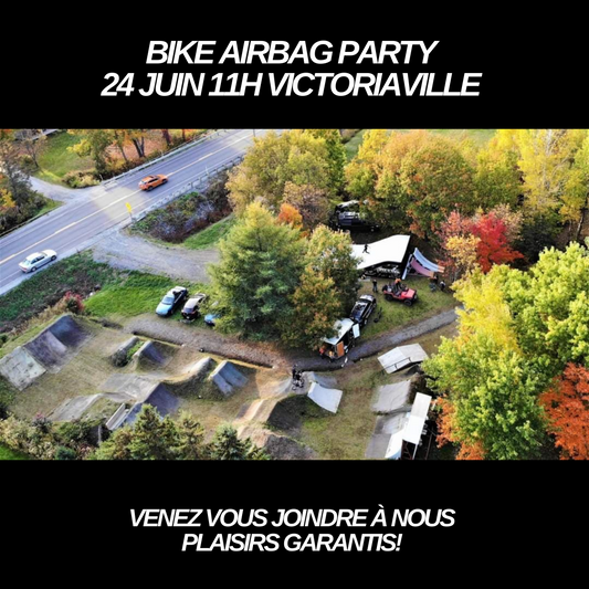 Bike airbag Party 24 juin 2022 à partir de 11h à Victoriaville