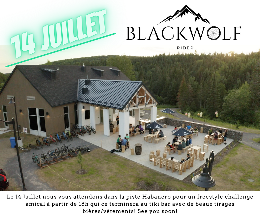 Sentiers du Moulin Québec / tiki bar 14 juillet / Blackwolf Rider