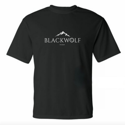 Dry fit  polyester logo blackwolf